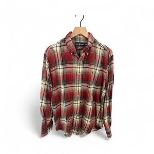 Ralph Lauren Men’s Plaid Flannel Shirt – Size L